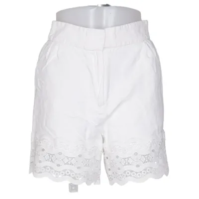Shorts (White) from Sandro Cotton, Linen, Polyester, Viscose