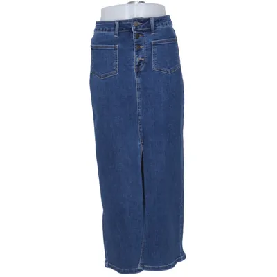 Jeansnederdel (Blå) fra My Tina's Bomuld, Elastan, Polyester