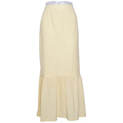 Jupe longue (Jaune) de Cubus Polyamide, Viscose