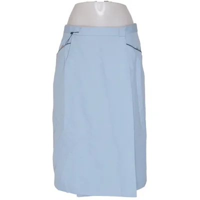 Kjol (Blå) från Johan Skoglund Polyester, Viskos, Ull