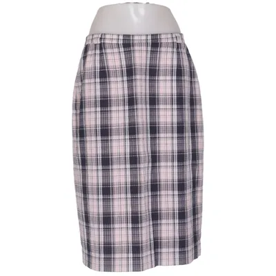 Jupe (Rose, Noir, Blanc) de Markwald Coton, Lin, Polyester, Viscose