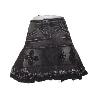Jupe en jean (Gris) de Nine Lives Coton