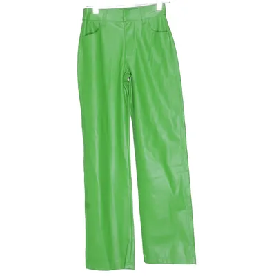 Broek (Groen) van Junkyard Polyester, Polyurethaan