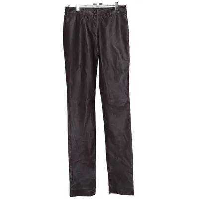 Pantalon en cuir (Marron) de Globus Essentials Cuir, Polyester