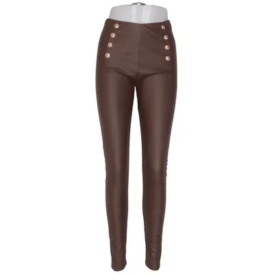 Pantalon (Marron) de Melya Melody Élasthane, Polyamide, Polyuréthane