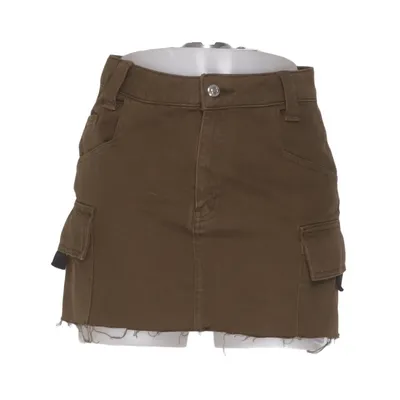 Rok (Groen) van Topshop Katoen