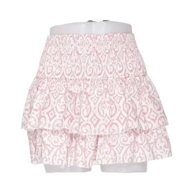Kjol (Rosa, Vit) från Meet x Tiger Elastan, Polyester
