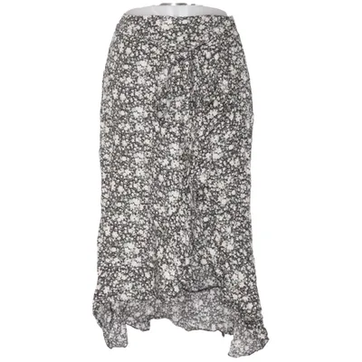 Wikkelrok (Zwart, Wit, Groen) van Mira Viscose