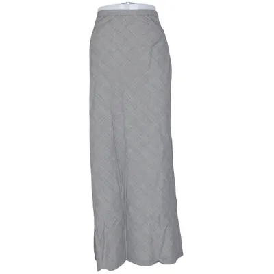 Maxi skirt (Gray) from Marina Rinaldi Elastane, Wool