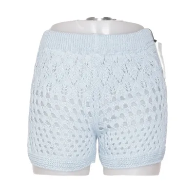 Shorts (Blå) fra New Collection Akryl, Bomuld