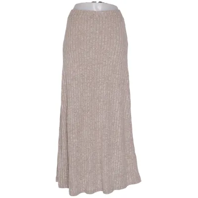 Långkjol (Beige) från Emery Rose Elastan, Polyester, Viskos