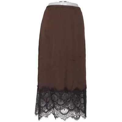 Maxi nederdel (Brun, Sort) fra Black Colour Viscose
