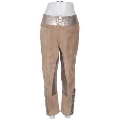 Leather pants (Brown, Gold) from Benedikte Utzon Suede