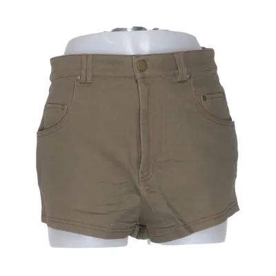 Denim shorts (Bruin) van Hours Katoen, Elastaan, Polyester