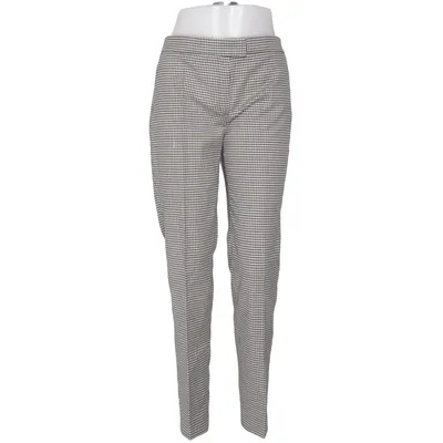 Suit pants (Black, White) from Luisa Spagnoli Elastane, Polyamide, Wool