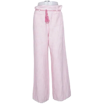 Palazzo pants (Pink, White) from Maje Acrylic, Cotton, Polyamide, Polyester, Viscose