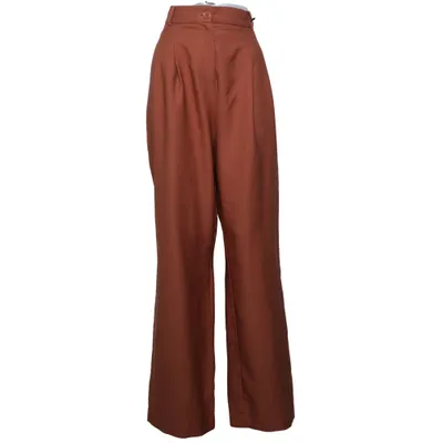 Pantalon patte d'éléphant (Marron) de Junkyard Élasthane, Polyester