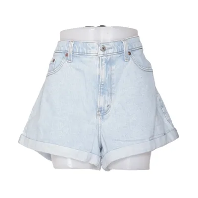 Denim shorts (The Mom Short High Rise) van Abercrombie & Fitch Katoen, Elastaan