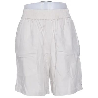 Korte broek (Beige) van Gestuz Elastaan, Linnen, Viscose