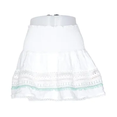 Skirt (White, Green, Pink) from Miss June Cotton, Viscose