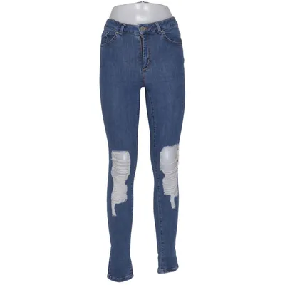 Jeans (Blå) från Never Denim Elastan, Ekologisk bomull, Återvunnen polyester