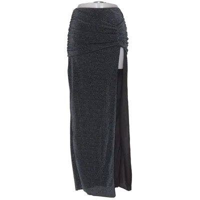 Maxi rok (Grijs) van White Fox Elastaan, Metallvezel, Polyester