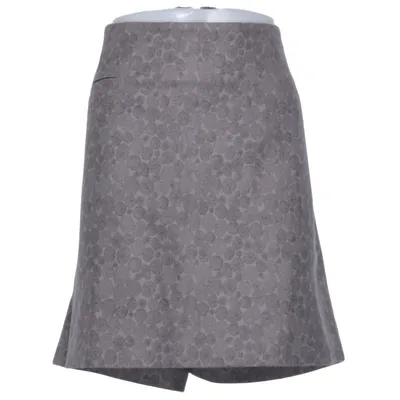 Skirt (Gray) from McVerdi Acetate, Cashmere, Polyamide, Wool
