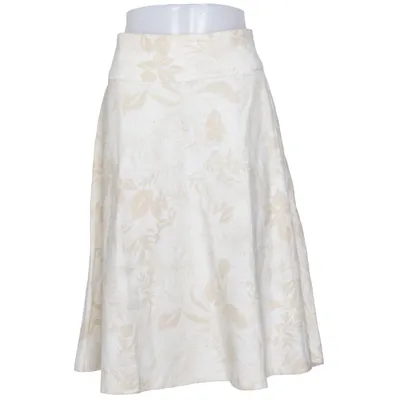 Jupe (Beige, Blanc) de Now Coton, Lin