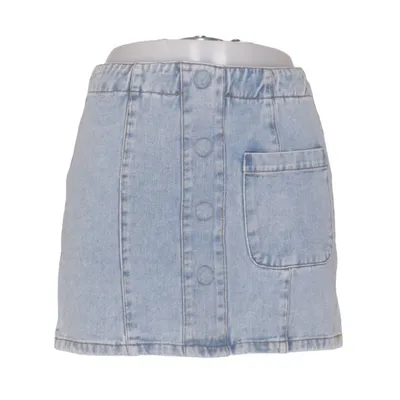 Denim skirt (Blue) from PrettyLittleThing Cotton