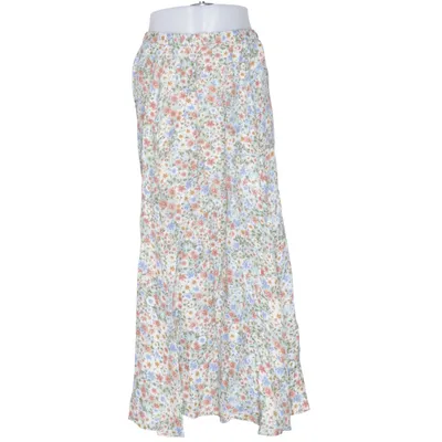 Jupe longue (Blanc, Multicolore) de Zara Viscose