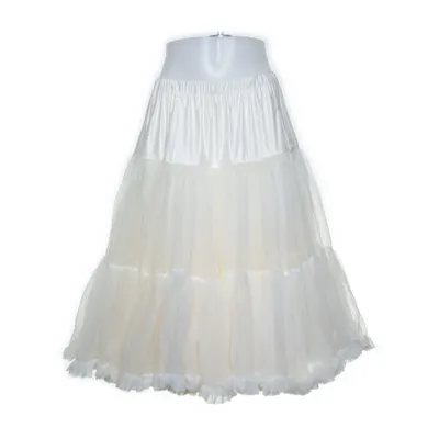 Tulle skirt (White) from Banned Retro Elastane, Polyamide, Polyester