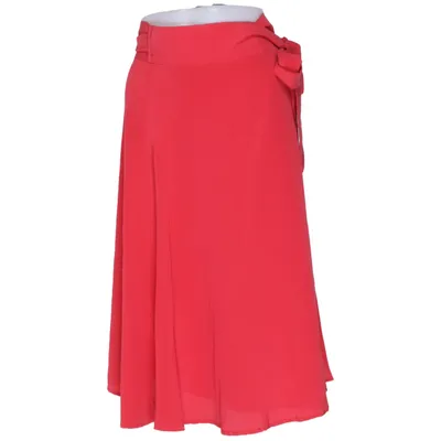Jupe portefeuille (Rouge) de Greta Stockholm Soie