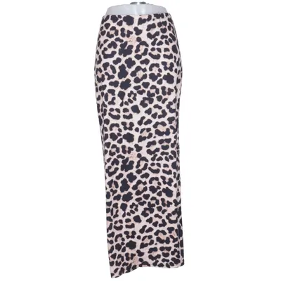 Jupe longue (Beige, Noir) de By Me Élasthane, Viscose