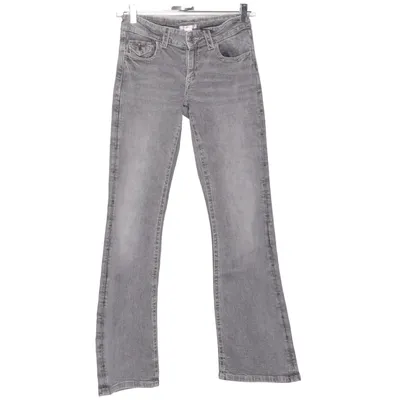 Jeans (Grå) från Gina Tricot Bomull, Elastan