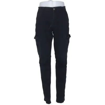 Pantalon cargo (Noir) de Smog Coton, Élasthane