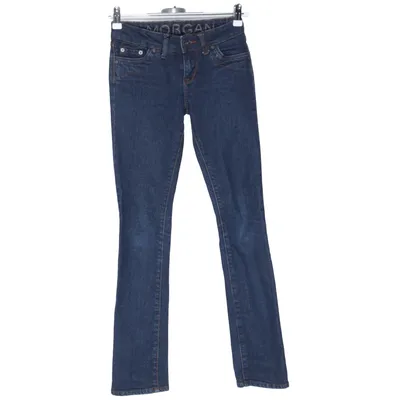 Spijkerbroek (Blauw) van Delias Katoen, Elastaan
