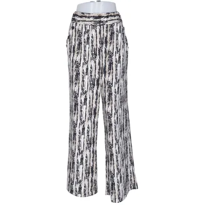 Pantalon patte d'éléphant (Noir, Blanc, Beige) de Robert Louis Élasthane, Polyester