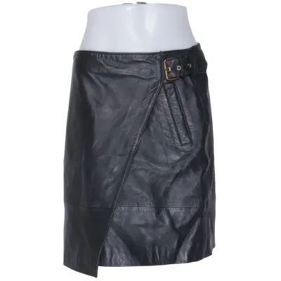 Lædernederdel (Eligio Wrap Skirt) fra Fine Copenhagen Læder, Polyester