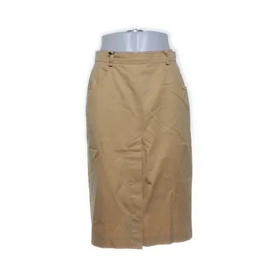 Nederdel (Beige) fra MaxMara Bomuld, Cupro