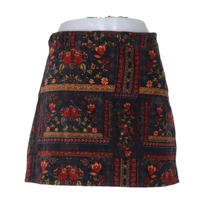 Rok (Zwart, Meerkleurig) van H&M Coachella Katoen, Elastaan