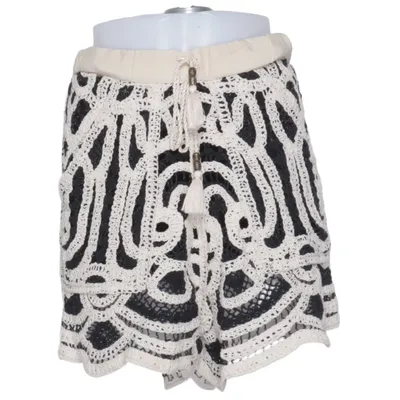 Shorts (Svart, Beige) från Meisïe Akryl, Viskos