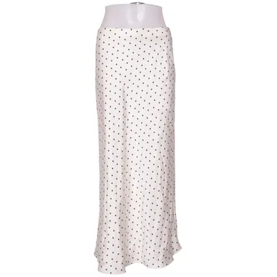 Långkjol (Vit, Svart) från Zara Elastan, Polyester