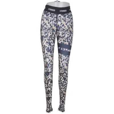 Sportleggings (Beige, Zwart) van Stronger Elastaan, Polyester
