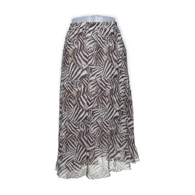 Långkjol (Brun, Vit) från BPC Selection Polyester