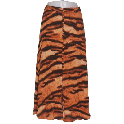Maxi skirt (Brown, Black) from Mango Suit Viscose
