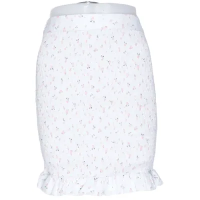 Skirt (White, Pink, Multicolored) from May Polyester
