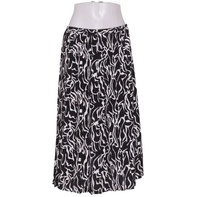 Maxi rok (Zwart, Wit) van Leslie Fay