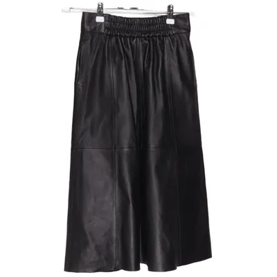 Lederrock (Grau) von Second Female Leder, Polyester