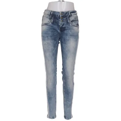 Jeans (Blå) från Tredy Bomull, Elastan