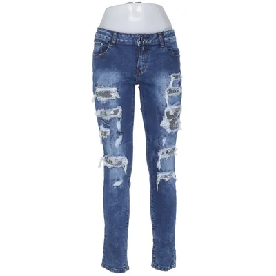 Jeans (Blå) fra Realty Bomuld, Elastan